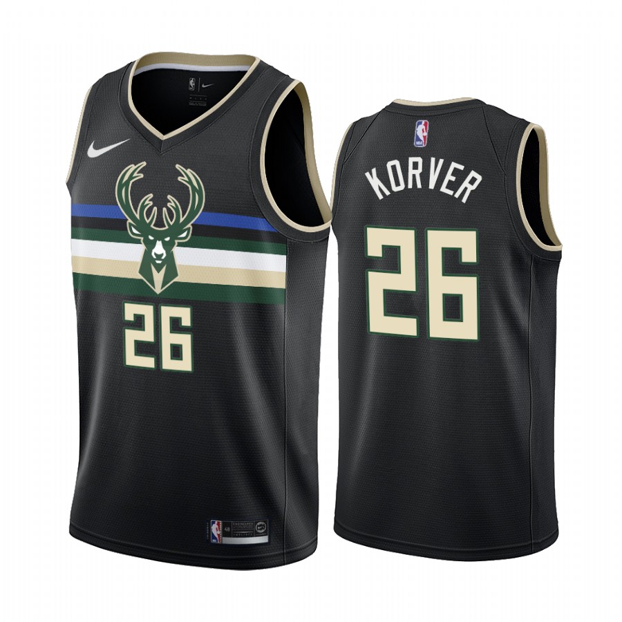 Nike Bucks 42 Robin Lopez Black 201920 Statement Edition NBA Jersey