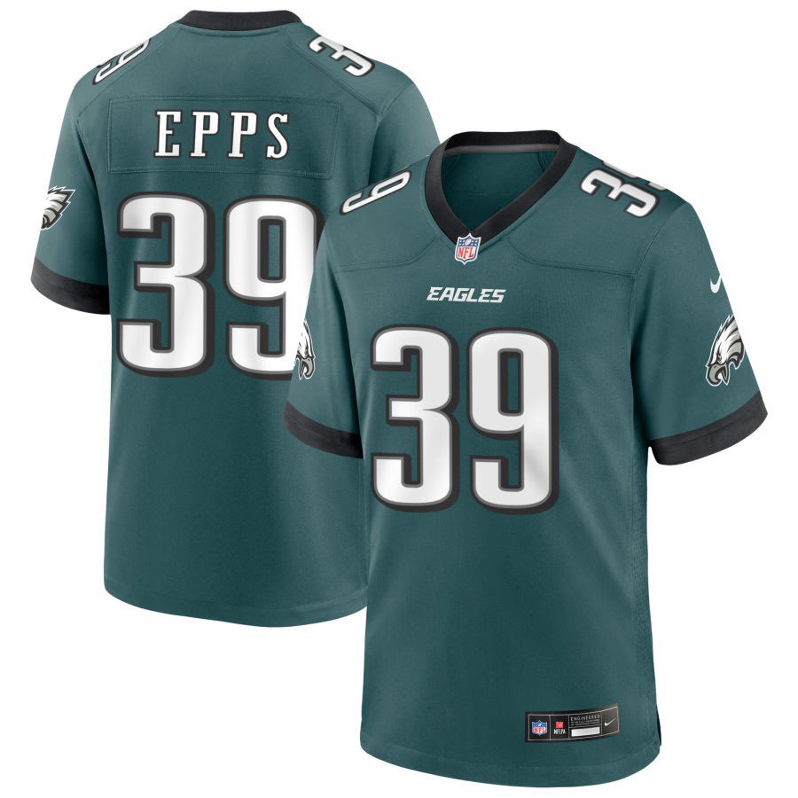 Men's Philadelphia Eagles #39 Marcus Epps Green 2025 Vapor Untouchable Limited Stitched Football Jersey