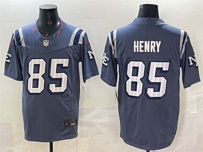 Men's New England Patriots #85 Hunter Henry 2025 F.U.S.E. “Rivalries” Vapor Limited Stitched Football Jersey