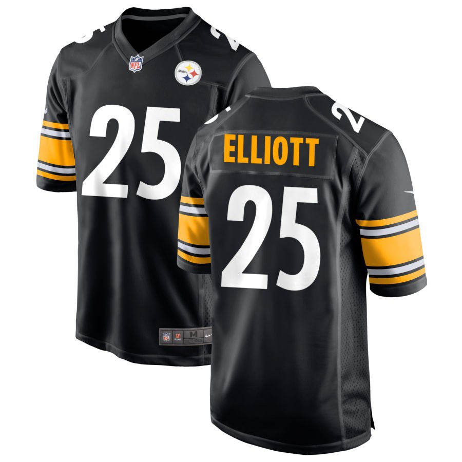 Men's Pittsburgh Steelers ＃25 DeShon Elliott Black Vapor Untouchable Limited Stitched Jersey