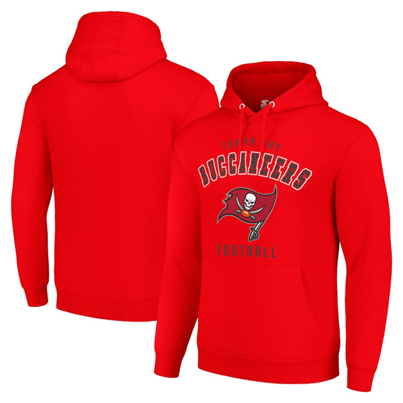 Men's Tampa Bay Buccaneers Red Pullover Hoodie