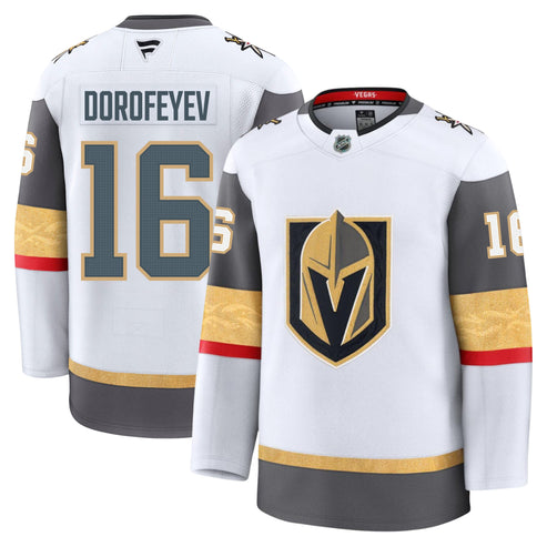 Men's Vegas Golden Knights #16 Pavel Dorofeyev White Away Authentic Jersey