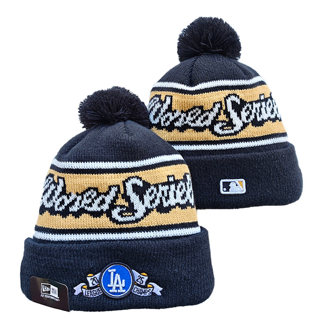 Los Angeles Dodgers 2025 World Series Knit Hats1