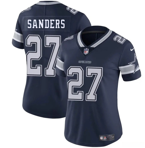 Women's Dallas Cowboys #27 Miles Sanders Navy 2025 Vapor Untouchable Limited Football Stitched Jersey(Run Small)