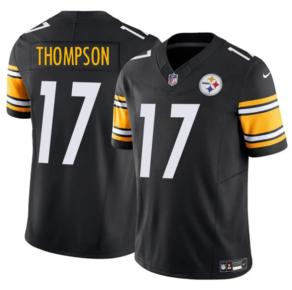 Men's Pittsburgh Steelers #17 Skylar Thompson Black 2025 F.U.S.E. Vapor Untouchable Limited Football Stitched Jersey