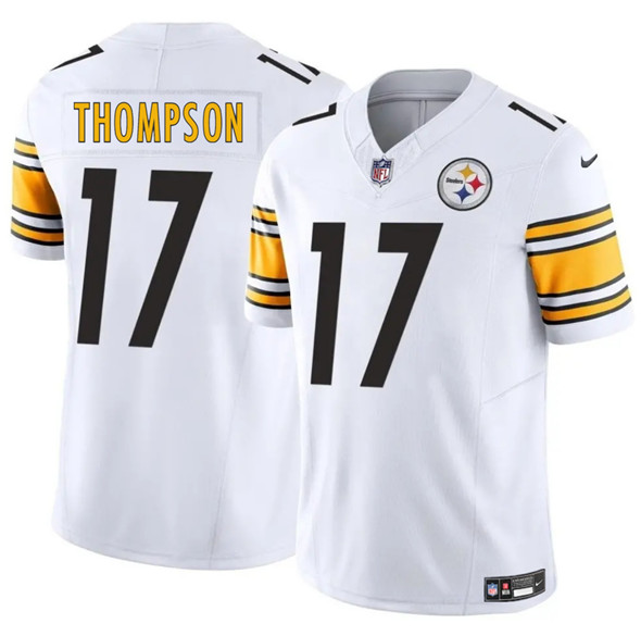 Men's Pittsburgh Steelers #17 Skylar Thompson White 2025 F.U.S.E. Vapor Untouchable Limited Football Stitched Jersey