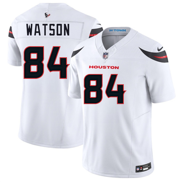 Men's Houston Texans #84 Justin Watson White 2025 F.U.S.E. Vapor Limited Football Stitched Jersey