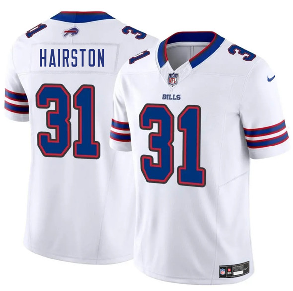 Men's Buffalo Bills #31 Maxwell Hairston White 2025 Draft F.U.S.E. Vapor Untouchable Limited Football Stitched Jersey