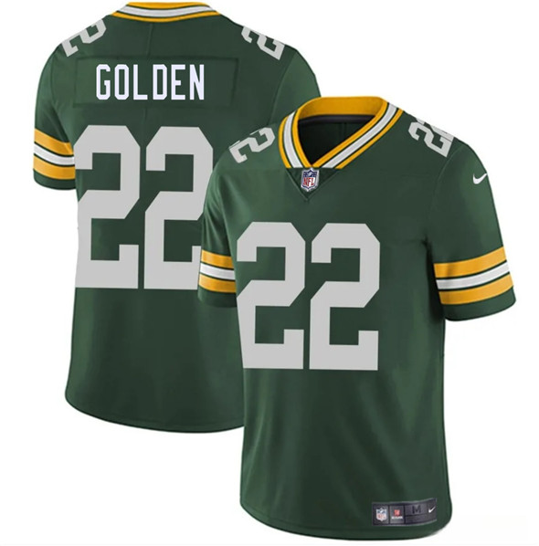 Men's Green Bay Packers #22 Matthew Golden Green 2025 Vapor Untouchable Limited Football Stitched Jersey