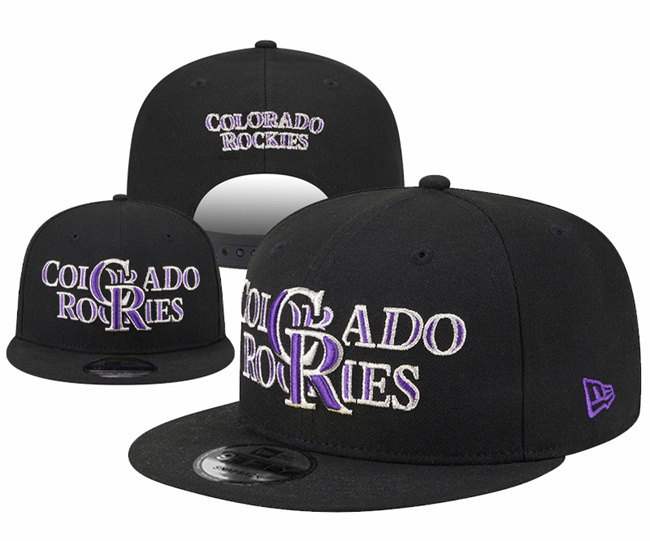 Colorado Rockies 2025 Stitched Snapback Hats 002