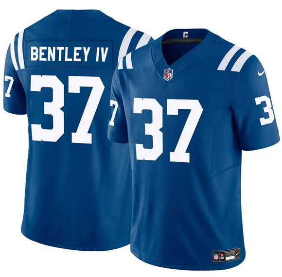 Men's Indianapolis Colts #37 Ulysses Bentley IV Blue 2025 F.U.S.E. Vapor Limited Football Stitched Jersey