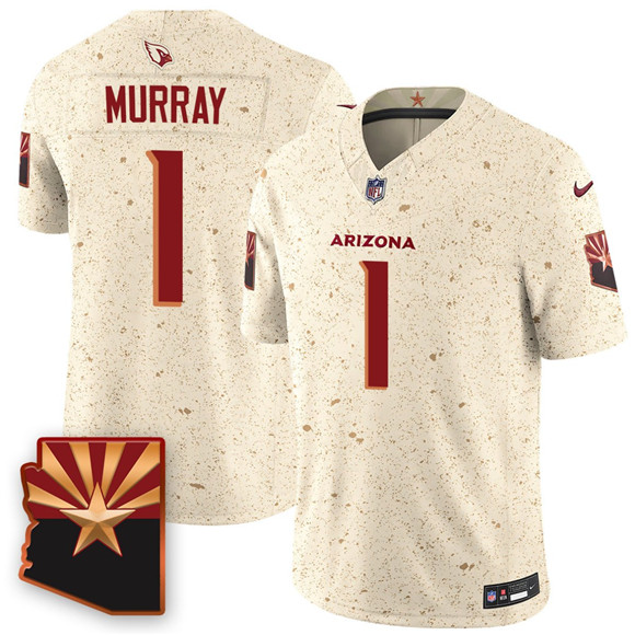 Men's Arizona Cardinals #1 Kyler Murray 2025 F.U.S.E. “Rivalries” Vapor Untouchable Limited Football Stitched Jersey