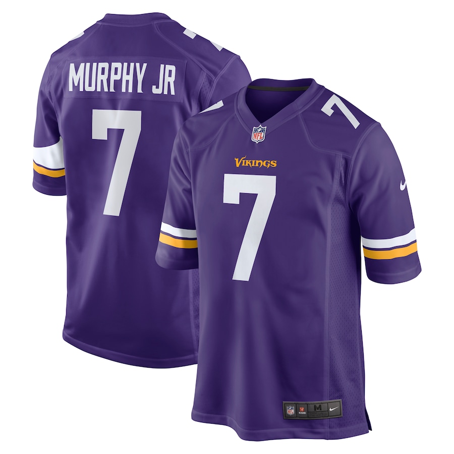 Men's Minnesota Vikings #7 Byron Murphy Jr. Nike Purple NFL Game Jersey