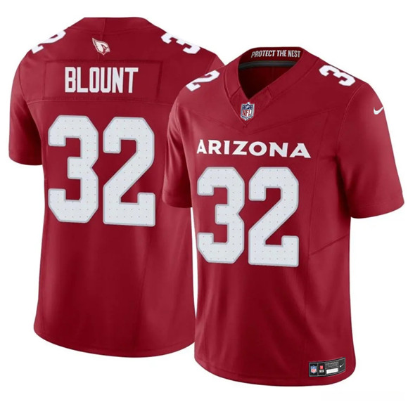 Men's Arizona Cardinals #32 Joey Blount White 2025 F.U.S.E. Vapor Untouchable Limited Football Stitched Jersey