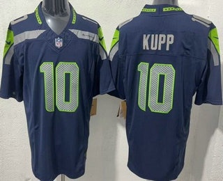 Men's Seattle Seahawks #10 Cooper Kupp Limited Navy FUSE Vapor Jersey