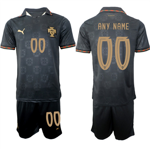 Men's Portugal Custom Any Name And Number National Team FIFA x World Cup 2026 Away Gray On Eusebio special edition Jersey