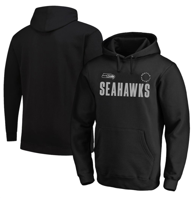 Men's Seattle Seahawks Black Big & Tall Chip Shot Hoodie