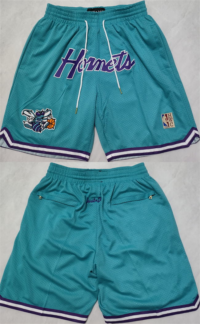 Men's Charlotte Hornets Teal Shorts