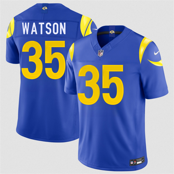 Men's Los Angeles Rams #35 Jaylen Watson Royal 2026 F.U.S.E. Vapor Limited Football Stitched Jersey