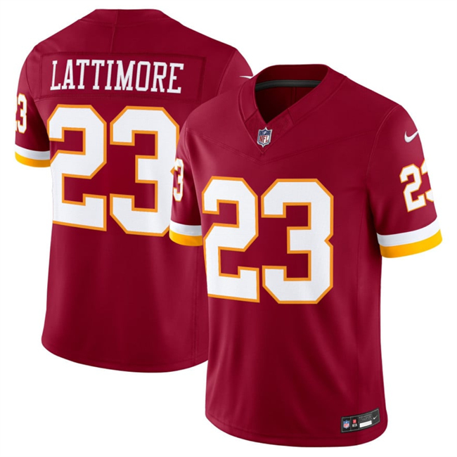 Men's Washington Commanders #23 Trey Amos Burgundy 2026 F.U.S.E. Vapor Limited Stitched Football Jersey