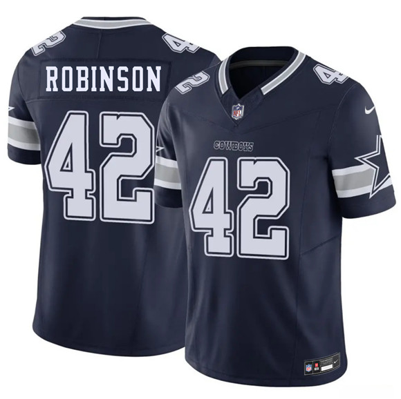 Men's Dallas Cowboys #42 Curtis Robinson Navy 2026 F.U.S.E. Vapor Untouchable Limited Stitched Football Jersey