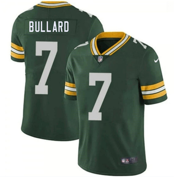 Men's Green Bay Packers #7 Javon Bullard Green 2026 Vapor Untouchable Limited Football Stitched Jersey