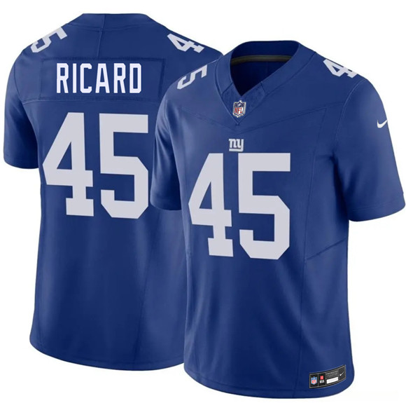 Men's New York Giants #45 Patrick Ricard Blue 2026 F.U.S.E. Vapor Untouchable Limited Football Stitched Jersey