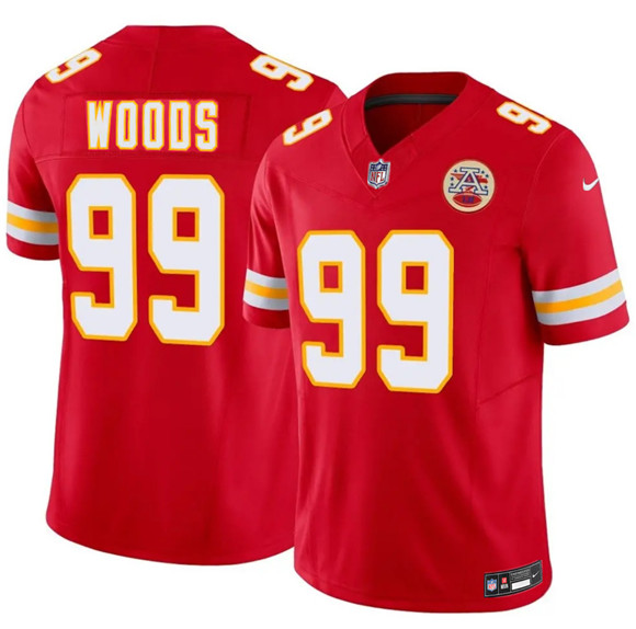Men’s Kansas City Chiefs #99 Peter Woods Red 2026 Draft F.U.S.E. Vapor Untouchable Limited Football Stitched Jersey