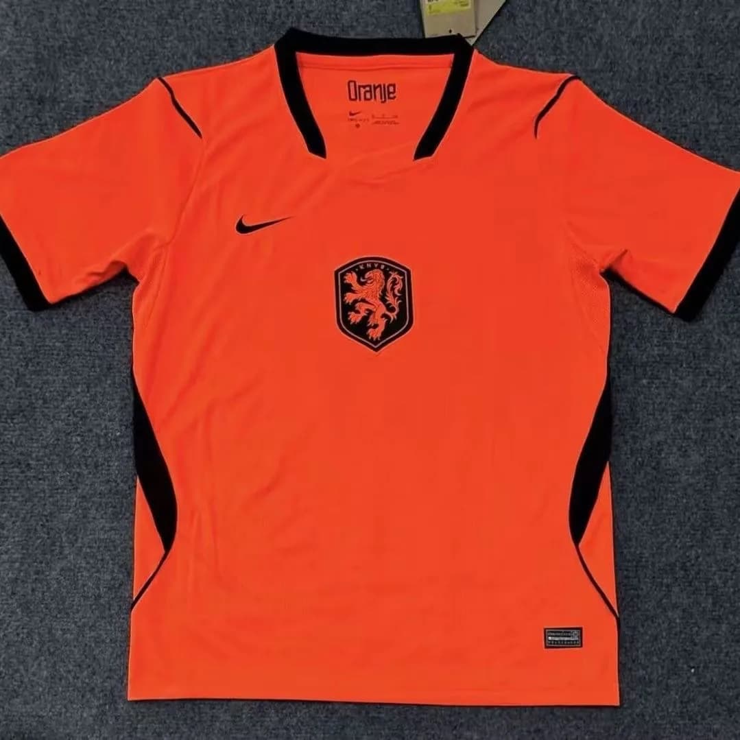 Men's Holland Blank 2026 Home Soccer Jersey
