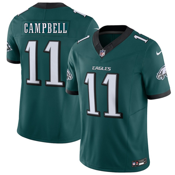 Men's Philadelphia Eagles #11 Jihaad Campbell Green 2026 F.U.S.E. Vapor Untouchable Limited Football Stitched Jersey