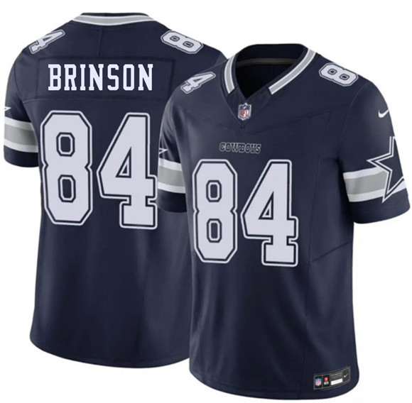 Men's Dallas Cowboys #84 Romello Brinson Navy 2026 F.U.S.E. Vapor Untouchable Limited Stitched Football Jersey